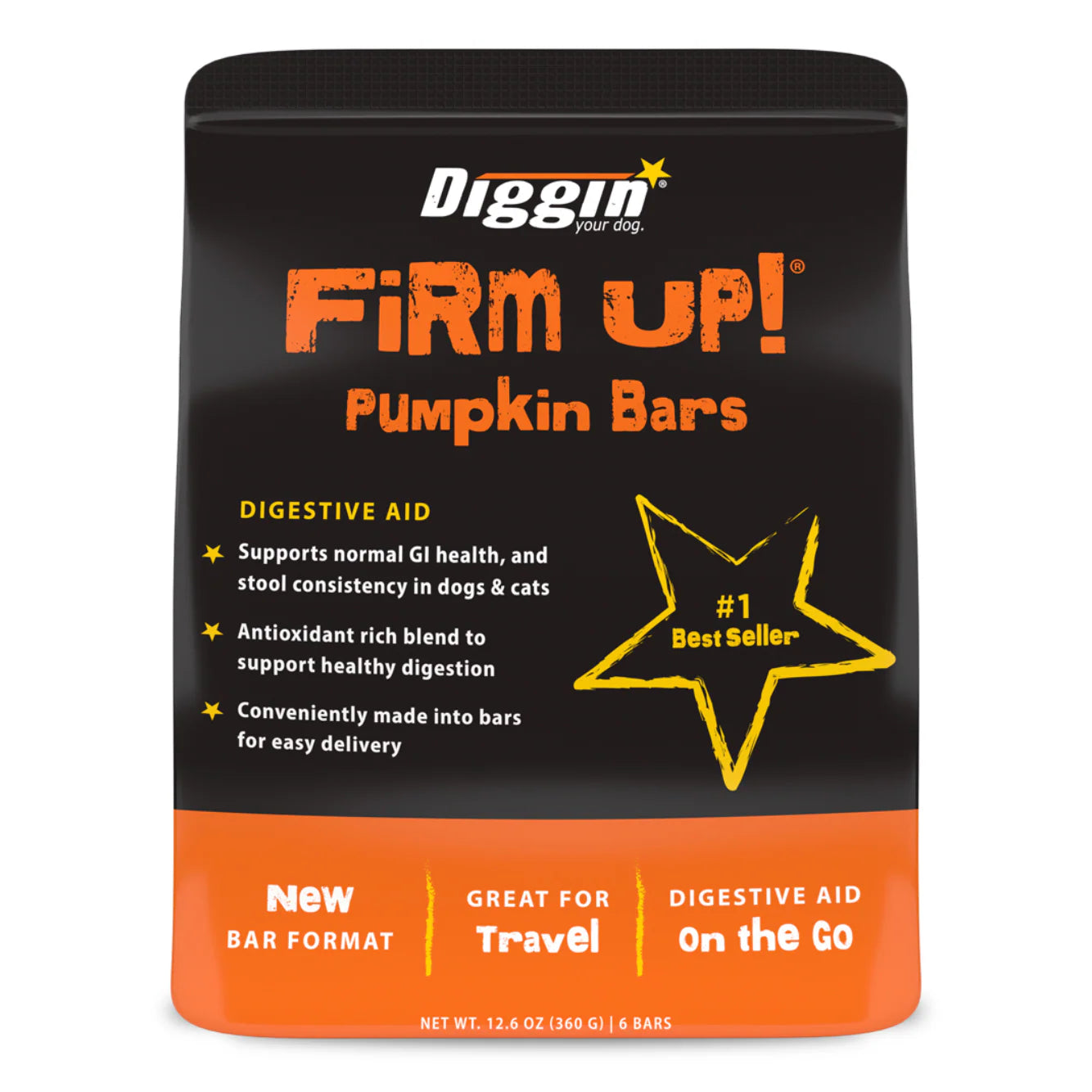Diggin Your Dog Firm Up! Pumpkin Digestive Aid Treat