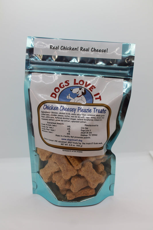 Chicken Cheesey Pleazie Treats