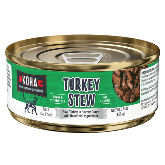 KOHA Turkey Stew Canned Cat Food
