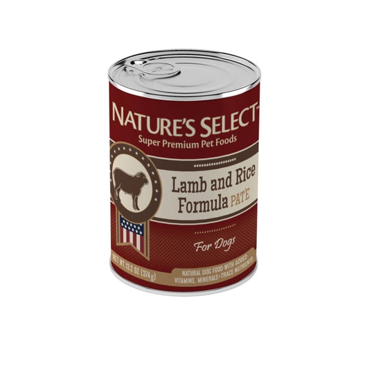 Nature's Select Lamb & Rice Pate Canned