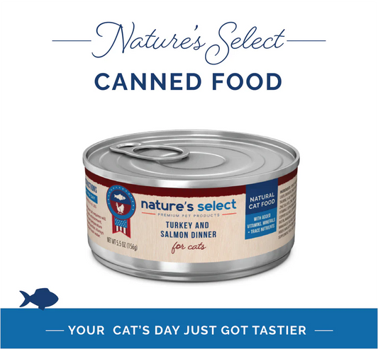 Nature's Select Turkey & Salmon Dinner Canned Cat Food