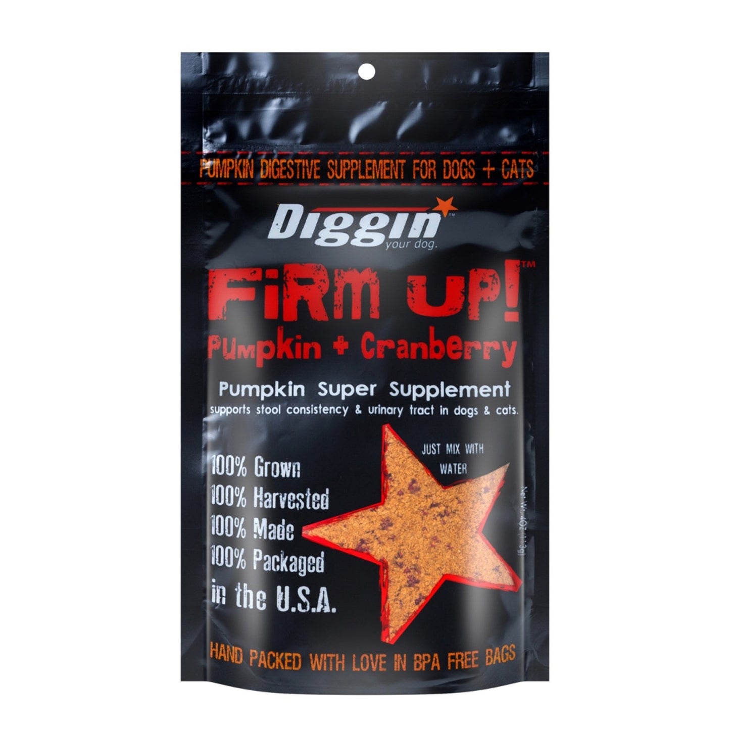 Diggin Your Dog Firm Up! Pumpkin Digestive Aid Treat