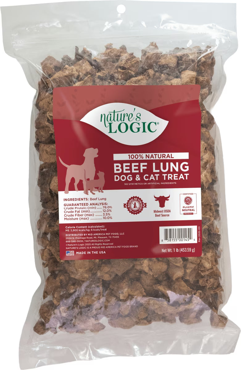 Nature's Logic Beef Lung Treats