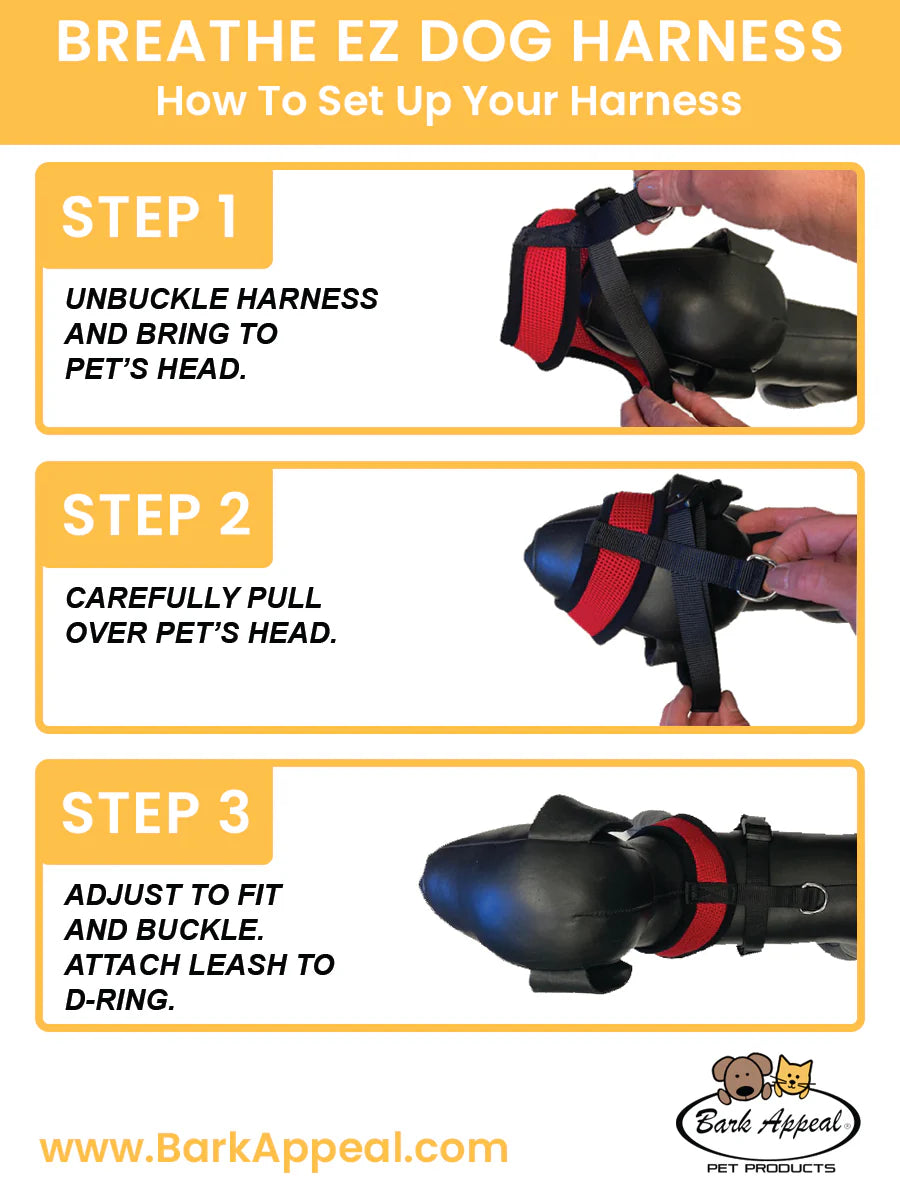 Bark Appeal EZ Wrap Mesh Harness