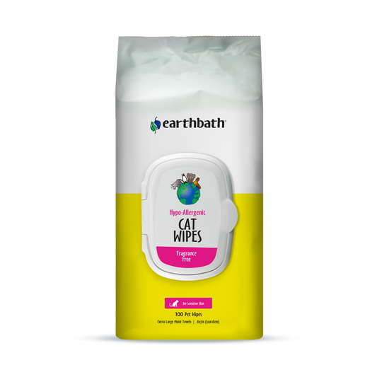Earth Bath Hypo-Cat Wipes 100ct.