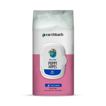 Earth Bath Puppy Wipes Wild Cherry-100ct