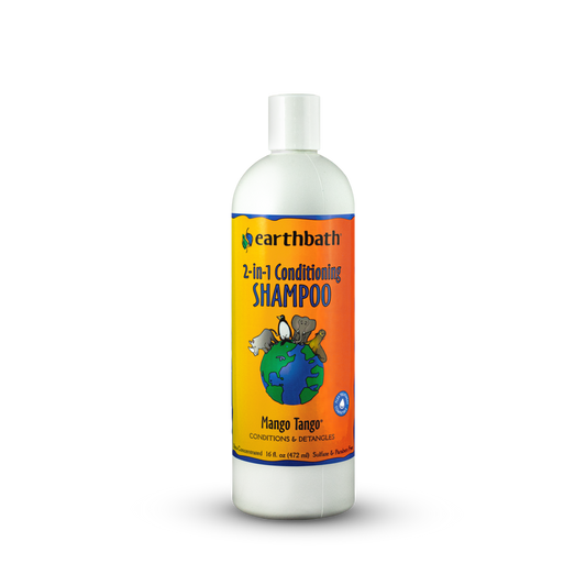 Earth Bath 2 in 1 Conditioning Shampoo 16oz. Mango Tango