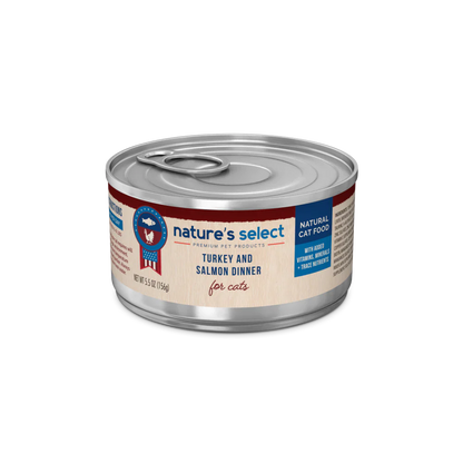 Nature's Select Turkey & Salmon Dinner Canned Cat Food