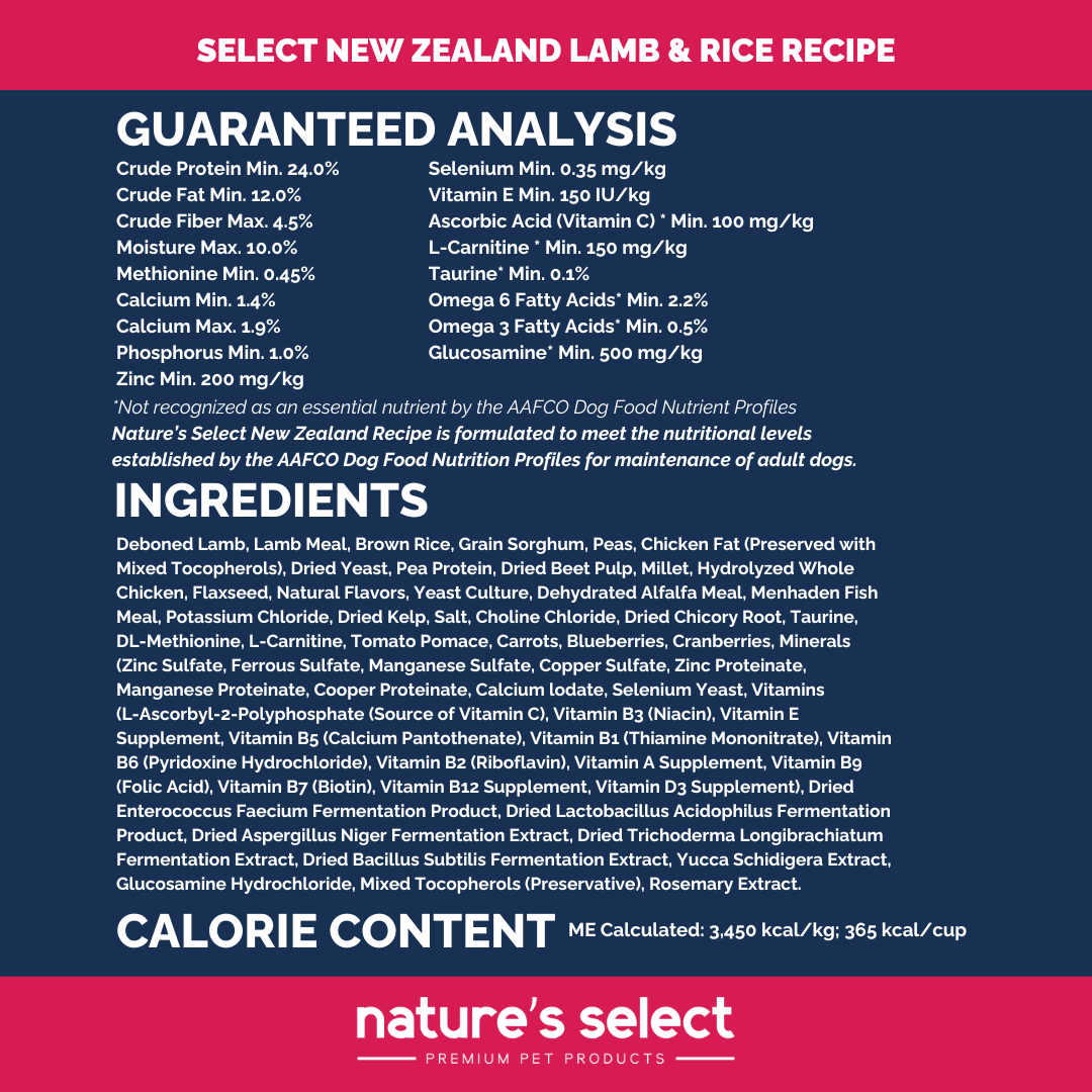 Nature's Select New Zealand Lamb