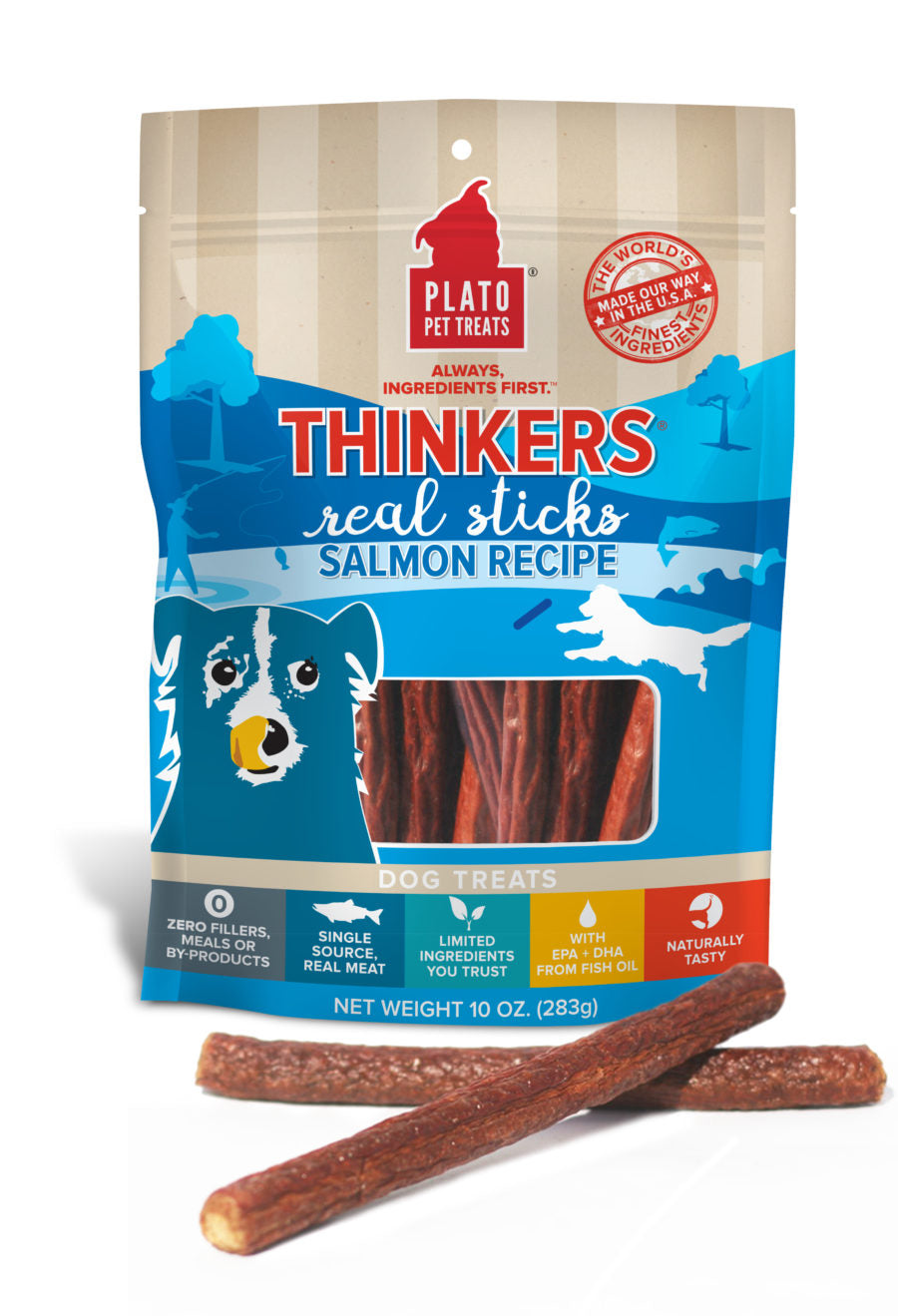 Plato Thinkers Dog Treat Sticks