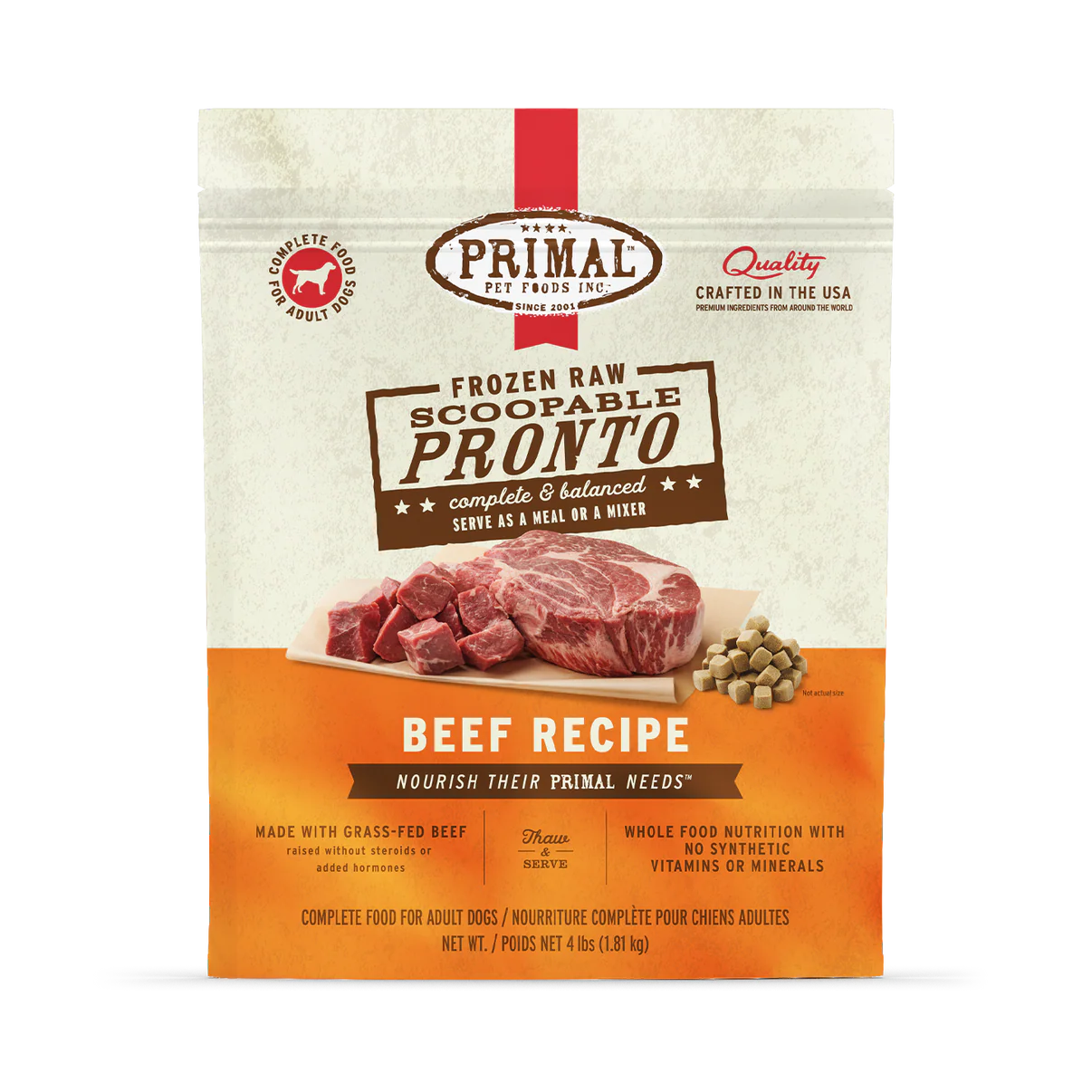 Primal Scoopable Frozen Raw Recipe