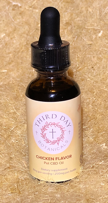 Third Day Botanicals' Pet CBD Oil
