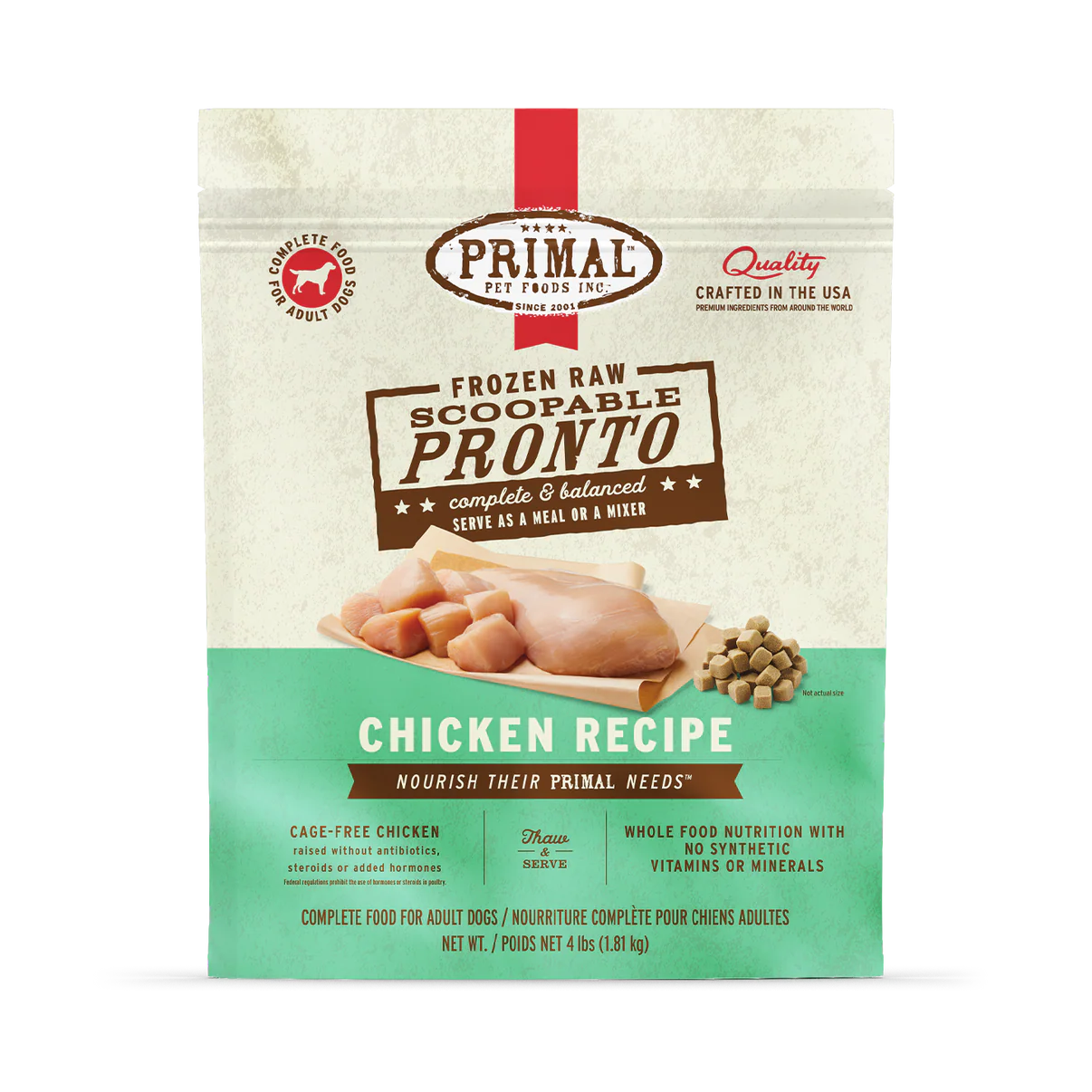 Primal Scoopable Frozen Raw Recipe