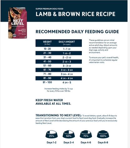 Next Level Lamb & Brown Rice