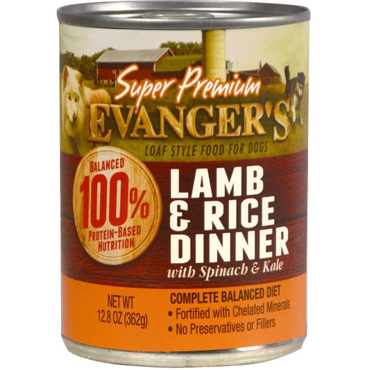 Evanger's Super Premium Wet Dog Food Lamb & Rice